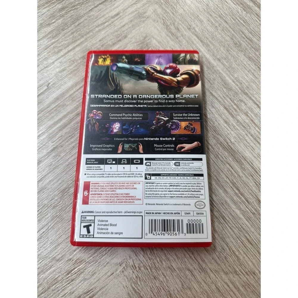Nintendo Switch 2Metroid prime 4 beyond video game like new